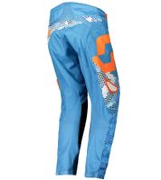 Pantalones de Motocross SCOTT 350 para Niños, Ropa de Deporte Motor, Rodillas de Cuero y Cierre de Trinquete 263439 1454 Azul/Naranja