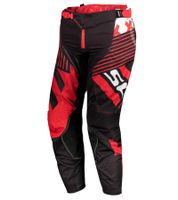 Pantalon de motocross SCOTT 450 Patchwork pour homme, vêtement de sport automobile avec genoux allongés, 263436 1042, Noir/Rouge/Blanc Pantalon de motocross SCOTT 450 Patchwork pour homme, vêtement de sport automobile avec genoux allongés, 263436 1042, Noir/Rouge/Blanc