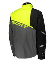 SCOTT Shell Pro Men's Motocross Jacket, Bike Jacket with Dryosphere Membrane, Softshell Jacket 245000 5731 Gray/Black/Neon Yellow
