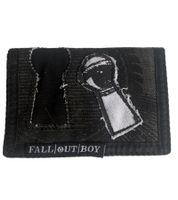 Cartera Fall Out Boy: Elegante cartera de banda con llamativo motivo gótico FW106079FOB Negro/Gris Cartera Fall Out Boy: Elegante cartera de banda con llamativo motivo gótico FW106079FOB Negro/Gris