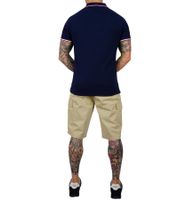 U.S. POLO ASSN. Shorts cargo ligeros para hombre con bordado de U.S. Polo, 143 68147 52661 en caqui, azul, beige o gris