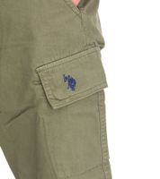 U.S. POLO ASSN. Shorts cargo ligeros para hombre con bordado de U.S. Polo, 143 68147 52661 en caqui, azul, beige o gris