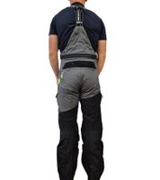SCOTT Shell Pro Men's Motocross Bib Pants, Motorsport Clothing, Waterproof Softshell Pants, 245001-5731, Black/Green/Gray