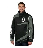SCOTT Jacket TeamR Men's Motocross Jacket with DRYOsphere Membrane, Windproof, 263040 1659 Black/Gray