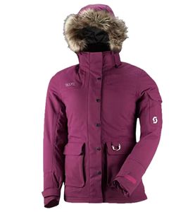 SCOTT Women's Ski Jacket, Snowmobile Jacket, Wind- and Waterproof Ski Jacket with Dryosphere 236931 4782 Berry Purple