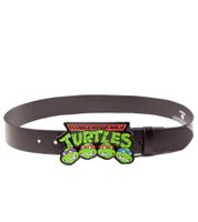 Ninja Turtles Gürtel für Damen oder Herren Leder-Gürtel mit Logo-Schnalle Freizeit-Gürtel 126.5cm BT160648TMT Schwarz Ninja Turtles Gürtel für Damen oder Herren Leder-Gürtel mit Logo-Schnalle Freizeit-Gürtel 126.5cm BT160648TMT Schwarz