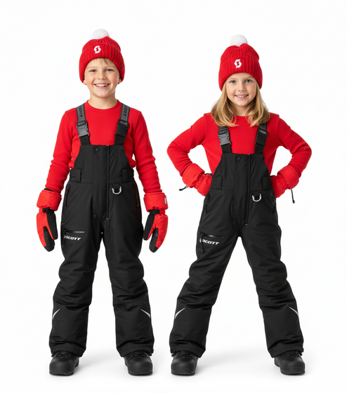 Pantalones de Motocross SCOTT Intake para Niños, Ropa de Deporte, Pantalones de Moto de Nieve 231039 0001 Negro/Gris