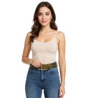 Cinturón de La Matanza de Texas para hombre o mujer, elegante cinturón de cuero, informal, 116,5 cm, BT104741TCM4 Marrón