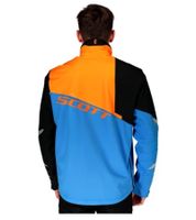 SCOTT Shell Pro Herren Moto-Cross Jacke Bike-Jacke mit Dryosphere Membran Softshell-Jacke 245000 5726 Blau/Orange