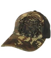 Gorra de béisbol con estampado de camuflaje Miami Ink, gorra de camionero de algodón, TC106354MIK, verde/negro