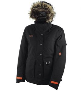 SCOTT Women's Ski Jacket, Snowmobile Jacket, Wind- and Waterproof Ski Jacket with Dryosphere 236931 0001 Black