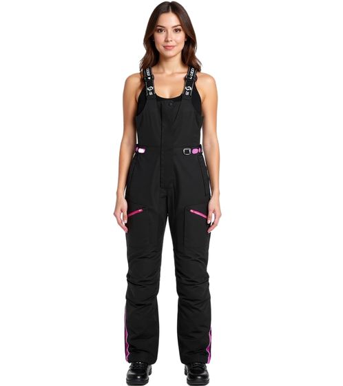 SCOTT Sapphire TP Women's Motocross Bib Pants Motorsport Clothing with DRYOsphere Membrane 224564 1254 Black/Pink