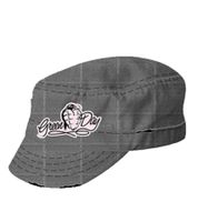 Gorra unisex de algodón de Green Day, banda de punk rock, corte militar y corte ligeramente curvado FC101691GRN Gris