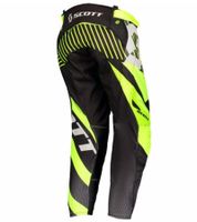 Pantalon de motocross SCOTT Pant 450 Patchwork pour homme, vêtement de sport automobile avec genoux allongés, 263436 1040 Noir/Jaune fluo Pantalon de motocross SCOTT Pant 450 Patchwork pour homme, vêtement de sport automobile avec genoux allongés, 263436 1040 Noir/Jaune fluo