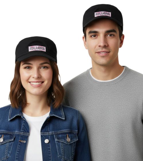 The Killers Unisex Rockband Baumwoll-Cap im millitärischen Schnitt mit leicht gebogenen Schnitt FC100456KLR Schwarz