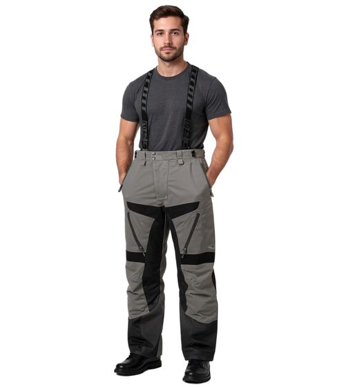 SCOTT RCX-I Dryo Men's Motocross Bib Pants, Motorsport Clothing, Insulated Overpants, 278415-1001 Black/Gray