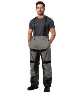 SCOTT Pant Pant RCX-I Dryo Herren Moto-Cross Latz-Hose Motorsport-Kleidung isolierte Überhose 278415 1001 Schwarz/Grau