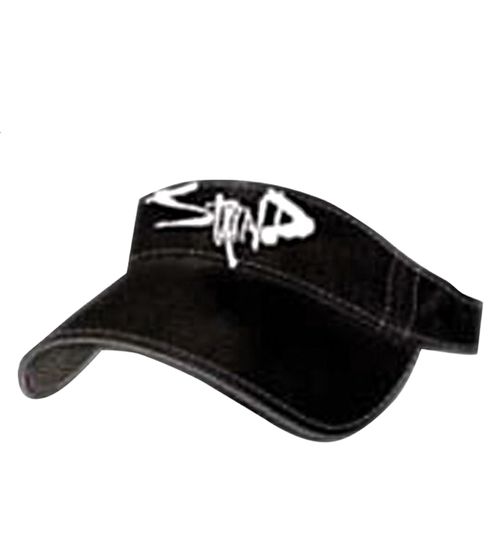 Staind Unisex Visor-Cap stylische Baumwoll-Cap Sonne-Blende Freizeit-Cap 1611ST Schwarz
