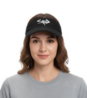 Casquette visière unisexe teintée, élégante en coton, pare-soleil, décontractée, 1611ST, noire Casquette visière unisexe teintée, élégante en coton, pare-soleil, décontractée, 1611ST, noire