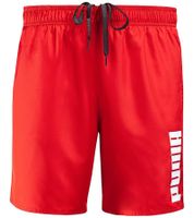 Puma Men's Swim Shorts, Summer Shorts with Pockets, Stylish Swim Trunks, Swimwear 907002016 002 Red