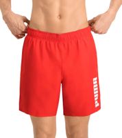 Puma Men's Swim Shorts, Summer Shorts with Pockets, Stylish Swim Trunks, Swimwear 907002016 002 Red