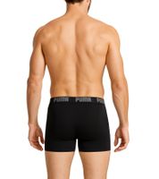 Lot de 6 boxers PUMA Everyday Basic en coton pour homme 521015001 Bleu ou Noir/Gris Lot de 6 boxers PUMA Everyday Basic en coton pour homme 521015001 Bleu ou Noir/Gris
