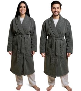 PUMA Unisex Bademantel mit zwei offenen Seitentaschen Morgen-Mantel 660008 41 Grau PUMA Unisex Bademantel mit zwei offenen Seitentaschen Morgen-Mantel 660008 41 Grau
