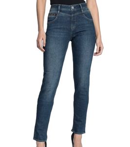 Herrlicher Peppy Slim Damen Hose enganliegende Denim-Jeans 5-Pocket-Hose 4904 6955 Blau