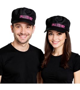 Gorra de algodón estilo cadete Fall Out Boy con cierre de velcro FC103537FOB negra