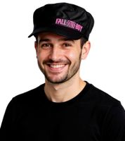 Gorra de algodón estilo cadete Fall Out Boy con cierre de velcro FC103537FOB negra