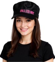 Gorra de algodón estilo cadete Fall Out Boy con cierre de velcro FC103537FOB negra