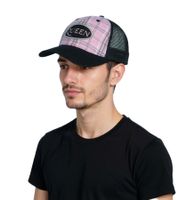 Casquette de baseball Queen Rock Band, en coton avec broderie « Queen », casquette camionneur TC105953QUN, noir/rose Casquette de baseball Queen Rock Band, en coton avec broderie « Queen », casquette camionneur TC105953QUN, noir/rose