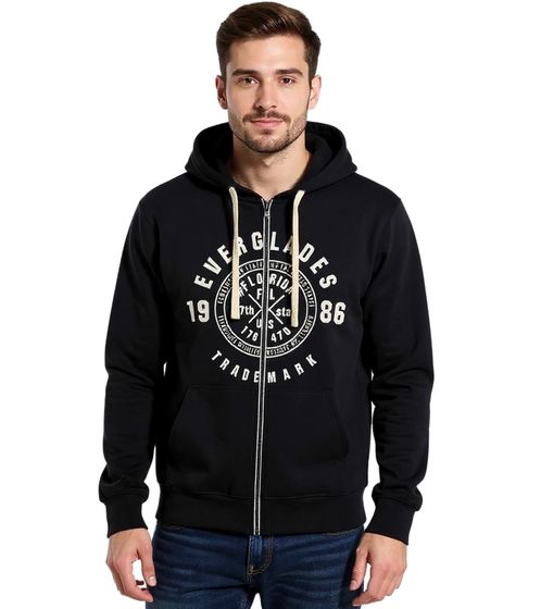 Felpa con cappuccio da uomo, giacca in cotone, felpa 963394 Nero