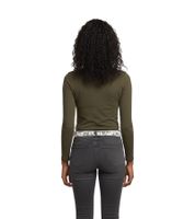 Cintura in pelle con scritta Fall Out Boy Rock Band, cintura casual, BT103233FOB3, bianca