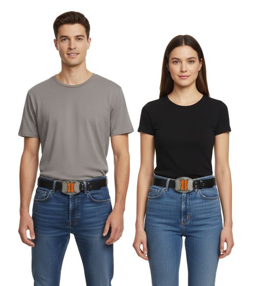 Call of Duty Black Ops II Belt for Men or Women, Leather Belt with Logo Buckle, Casual Belt, Black