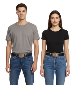 Call of Duty Black Ops II Belt for Men or Women, Leather Belt with Logo Buckle, Casual Belt, Black