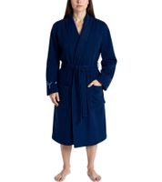 Accappatoio unisex PUMA con due tasche laterali aperte, vestaglia 660008 blu navy, rosso o bianco