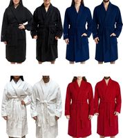 Accappatoio unisex PUMA con due tasche laterali aperte, vestaglia 660008 blu navy, rosso o bianco