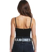 Cinturón de la banda punk Ramones para hombre o mujer, cinturón casual ajustable BT103980RAM4 negro