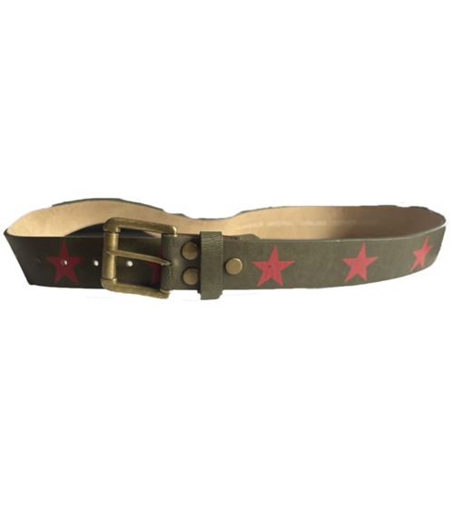 Rage Against the Machine Gürtel für Damen oder Herren stylischer Leder-Gürtel Freizeit-Gürtel BT102814RAT4 Braun