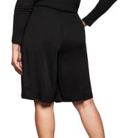 Sheego Bermuda da donna avvolgente Taglie Forti 135565 Nero