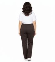sheego Women's Pants Made of Soft Lyocell Fabric, Everyday Pants, Plus Sizes 134857 Brown sheego Women's Pants Made of Soft Lyocell Fabric, Everyday Pants, Plus Sizes 134857 Brown