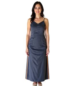 sheego Women's Pinstripe Dress, Summer Dress, Plus Sizes 134104 Gray