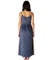 sheego Women's Pinstripe Dress, Summer Dress, Plus Sizes 134104 Gray