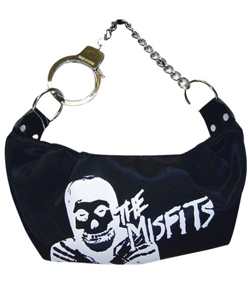 Misfits Punk Band Women's Shoulder Bag, Stylish Handbag, Fan Merchandise LB1039991MIS, Black/White