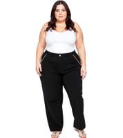 sheego Women's Soft Lyocell Trousers, Everyday Trousers, Plus Sizes 134857 Black sheego Women's Soft Lyocell Trousers, Everyday Trousers, Plus Sizes 134857 Black