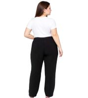 sheego Women's Soft Lyocell Trousers, Everyday Trousers, Plus Sizes 134857 Black sheego Women's Soft Lyocell Trousers, Everyday Trousers, Plus Sizes 134857 Black