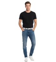 Cinturón de cuero de la banda de rock Fall Out Boy con letras de Fall Out Boy, cinturón casual, BT103233FOB3, blanco