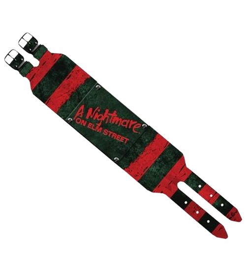A Nightmare on Elm Street Armband mit Schriftzug Fan-Artikel Arm-Schmuck WB104748NOE3 Grün/Rot