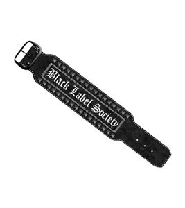 Black Label Society Bracelet Heavy Metal Band with Metal Rivets Fan Merchandise Arm Jewelry WB1069381BLS3 Black